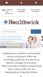 Mobile Screenshot of healthwick.ca